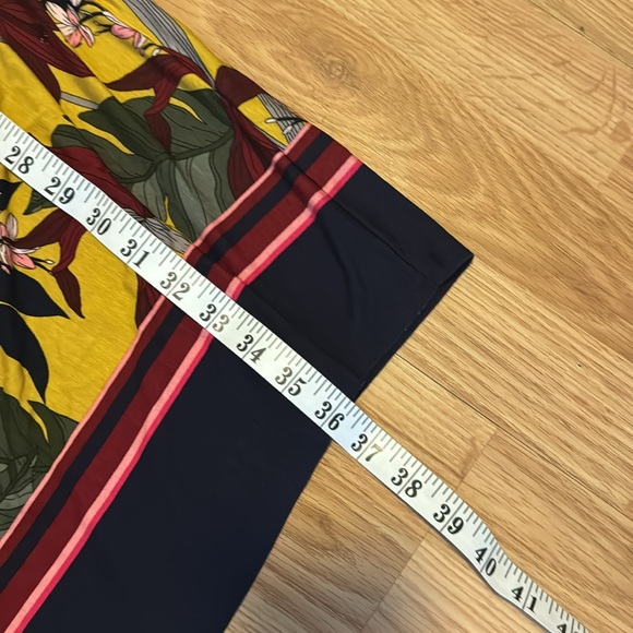 BNWT OASIS Yellow Multi Tropical Floral Palm Leaf Summer Cami dress - Picture 15 of 16